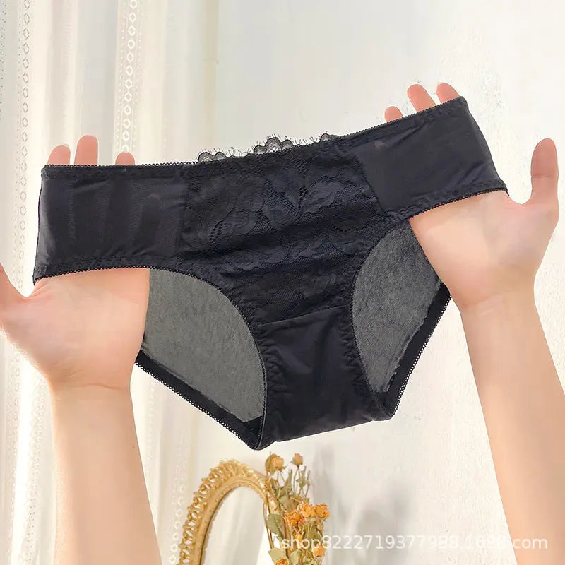 Naked feeling series ~ soft girly wind underwear waist ice silk breathable quick-drying ultra-thin summer new underwear for women SHOPEZRA L.L.C.