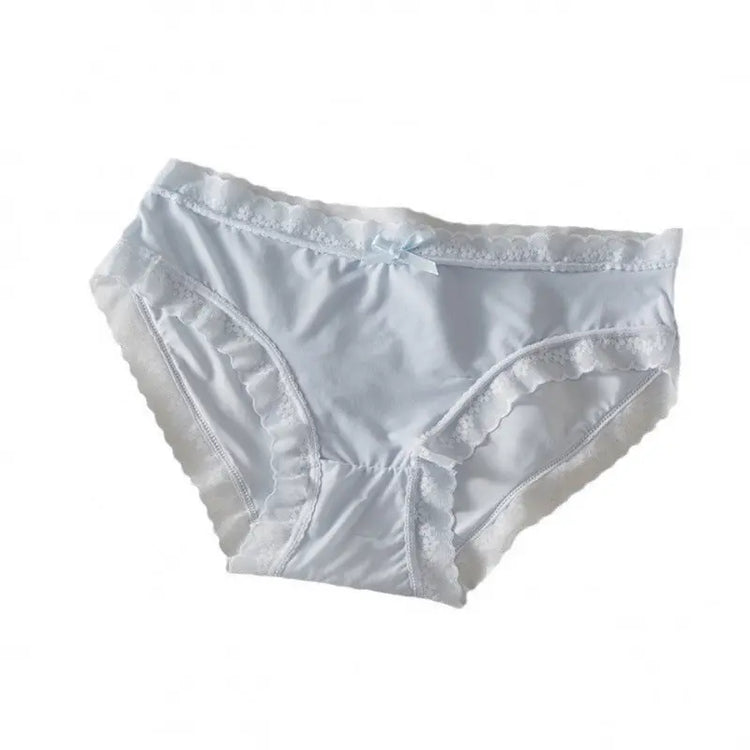 New Cream Girl Underwear Solid Color Seamless Quick-Drying Lace Sexy Ultra-Thin Summer High-End Thin Mask Shorts SHOPEZRA L.L.C.