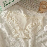 New Cream Girl Underwear Solid Color Seamless Quick-Drying Lace Sexy Ultra-Thin Summer High-End Thin Mask Shorts SHOPEZRA L.L.C.
