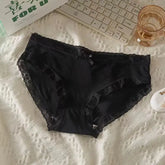 New Cream Girl Underwear Solid Color Seamless Quick-Drying Lace Sexy Ultra-Thin Summer High-End Thin Mask Shorts SHOPEZRA L.L.C.