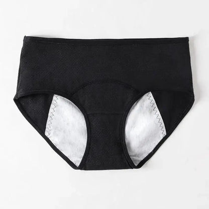 Mid-waist cotton underwear women&