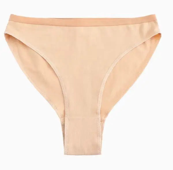 Skin-colored dance-specific underwear with high crotch and no trace, designed for seamless wear and comfort.