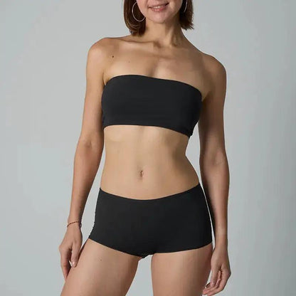 Underwear Set Tube Top Tube Top Strapless One-Piece Nylon Nude Seamless Bottoming Underwear for Women by Dropshipman