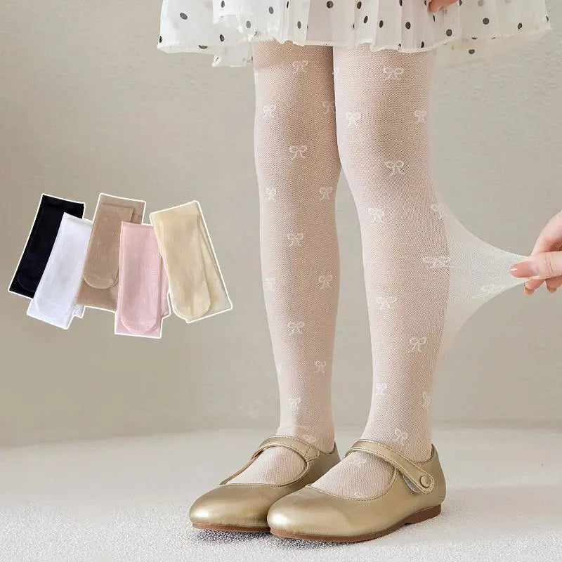 Spring Summer Thin Silk Pantyhose Girls Fashion Solid Color Series Ballet Tights Children Breathable Dance Leggings Stocking SHOPEZRA L.L.C.