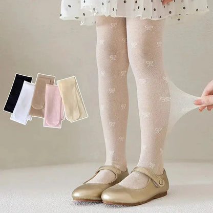 Spring Summer Thin Silk Pantyhose Girls Fashion Solid Color Series Ballet Tights Children Breathable Dance Leggings Stocking by Dropshipman