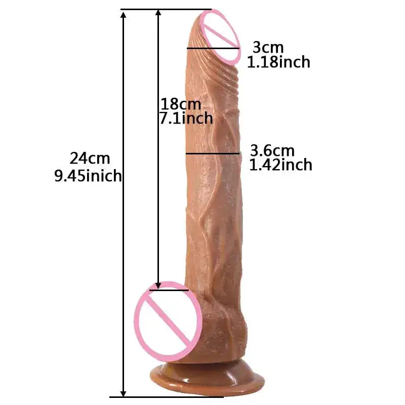 QKKQ Sex Store 25cm Long Dildo Big Strong Orgasm Dick Suction Cup Dildo Realistic Flexible Penis Anal Sex Toys for Women by Dropshipman