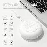 White Noise Sound Machine Portable Baby Sleep Machine 10 Soothing Sounds Volume Adjustable Built-in Rechargeable Battery USB SHOPEZRA L.L.C.