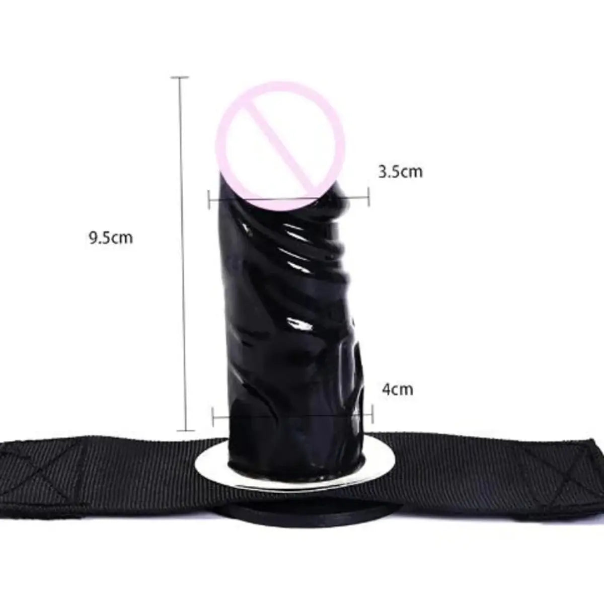 Couple BDSM sex game set with silicone dildo, strap-on, gag, and masturbation stimulator for lesbian and gay adults.
