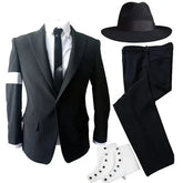Role-player Tribute Michael Jackson Black Dangerous Suit Outfit Impersonator SHOPEZRA L.L.C.