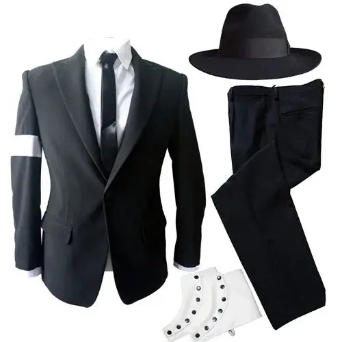 Role-player Tribute Michael Jackson Black Dangerous Suit Outfit Impersonator SHOPEZRA L.L.C.
