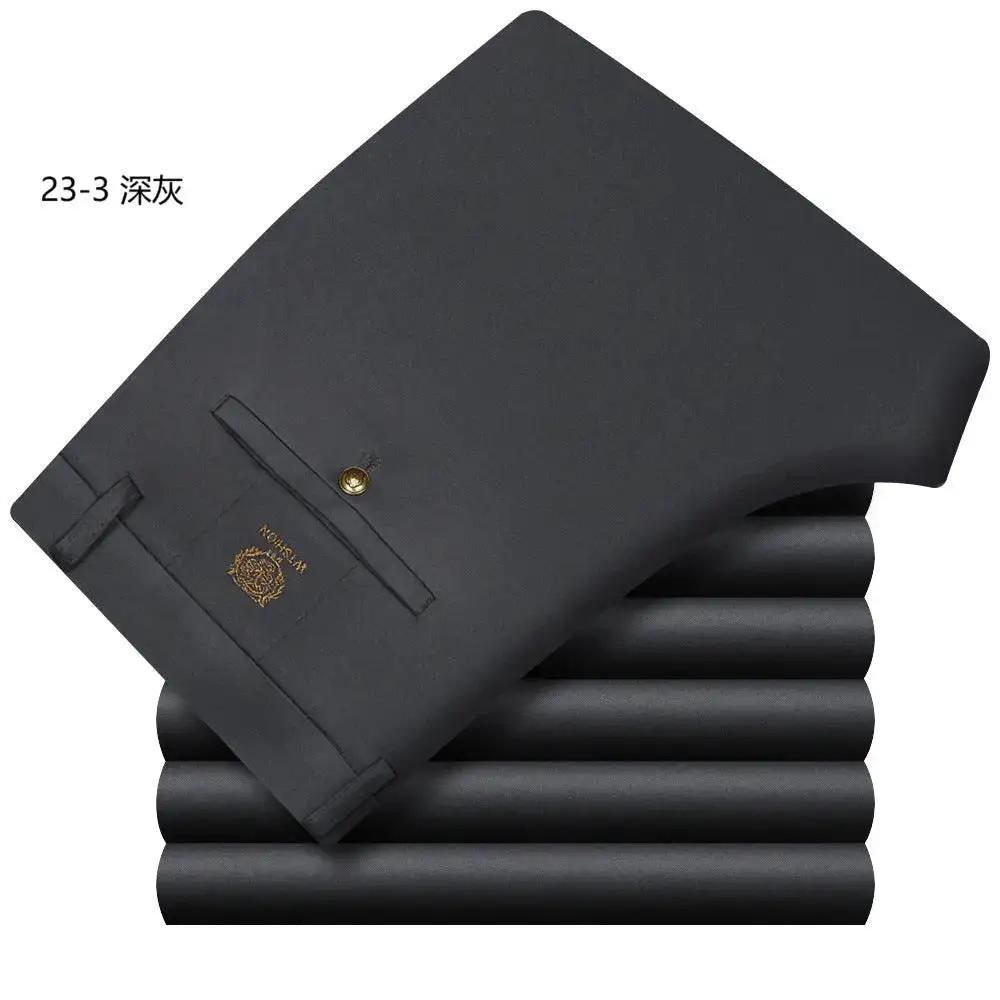 Wholesale Tiger Head Embroidered Stretch Pants Men&