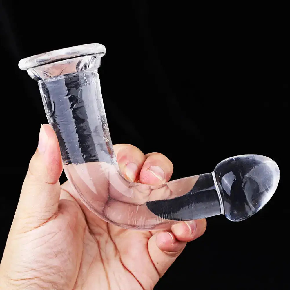 Transparent Dildo for Women Silicone Realistic Fake Dick Penis with Strong Suction Cup Hands-Free Adult Sex Toy by Dropshipman