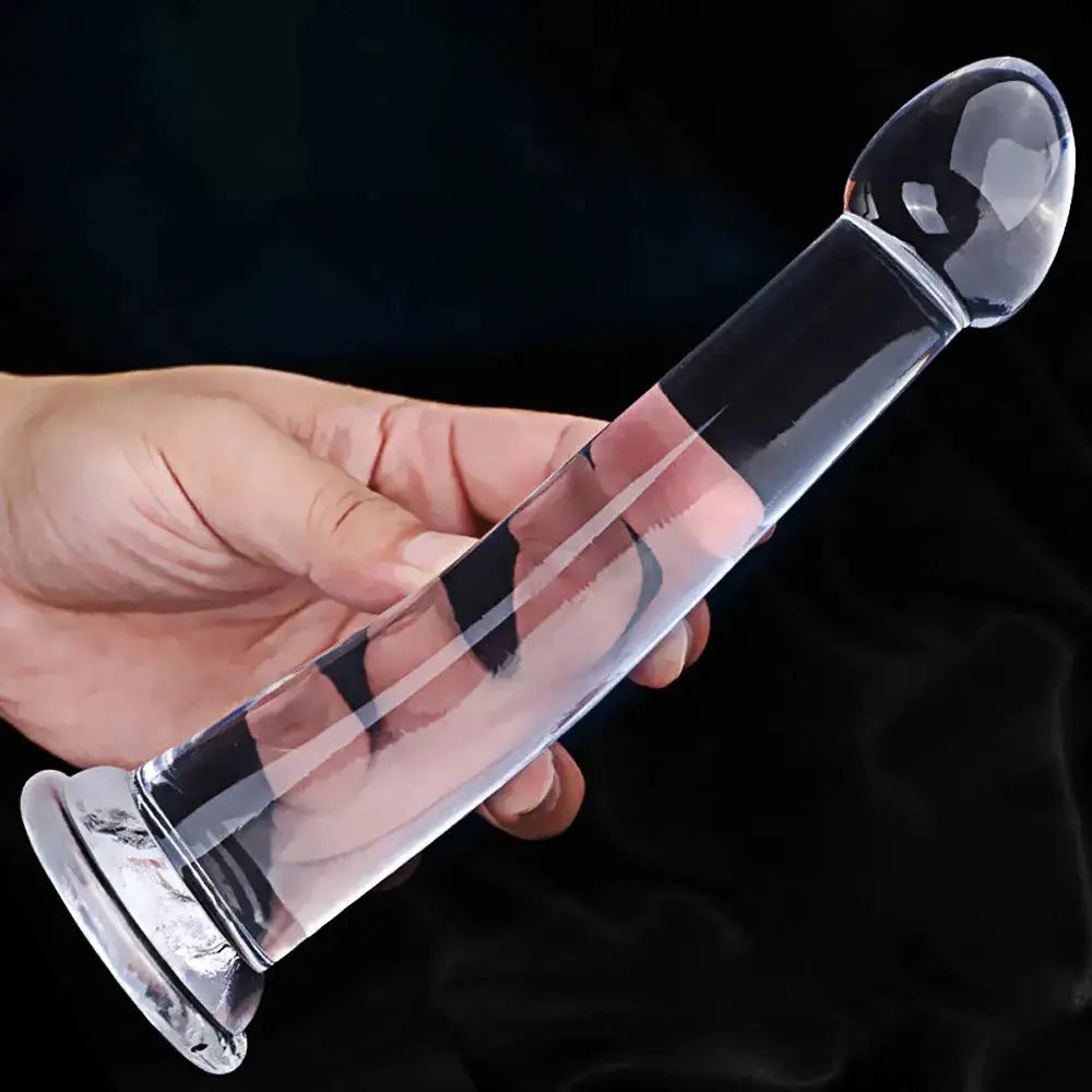 Transparent Dildo for Women Silicone Realistic Fake Dick Penis with Strong Suction Cup Hands-Free Adult Sex Toy by Dropshipman