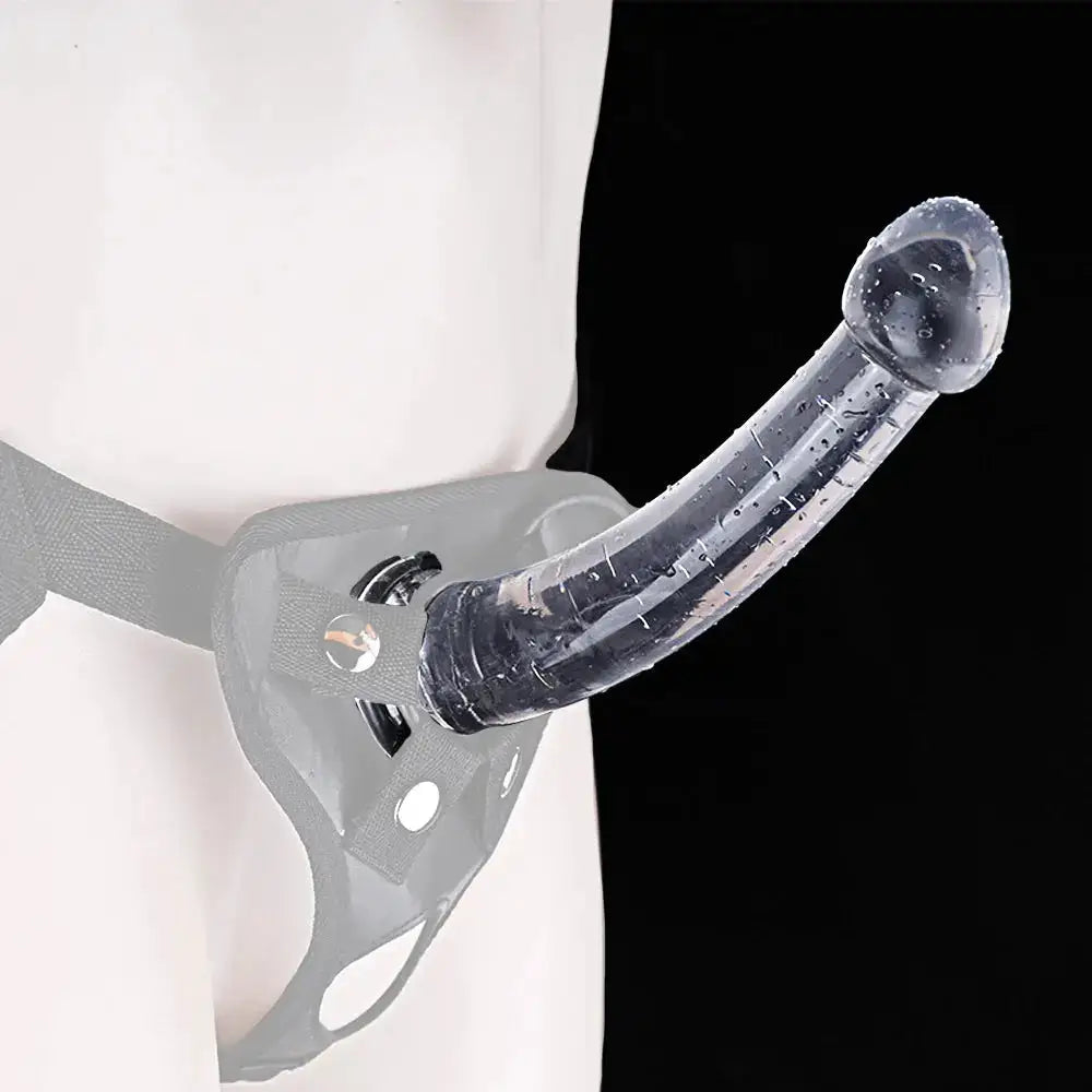 Transparent Dildo for Women Silicone Realistic Fake Dick Penis with Strong Suction Cup Hands-Free Adult Sex Toy by Dropshipman