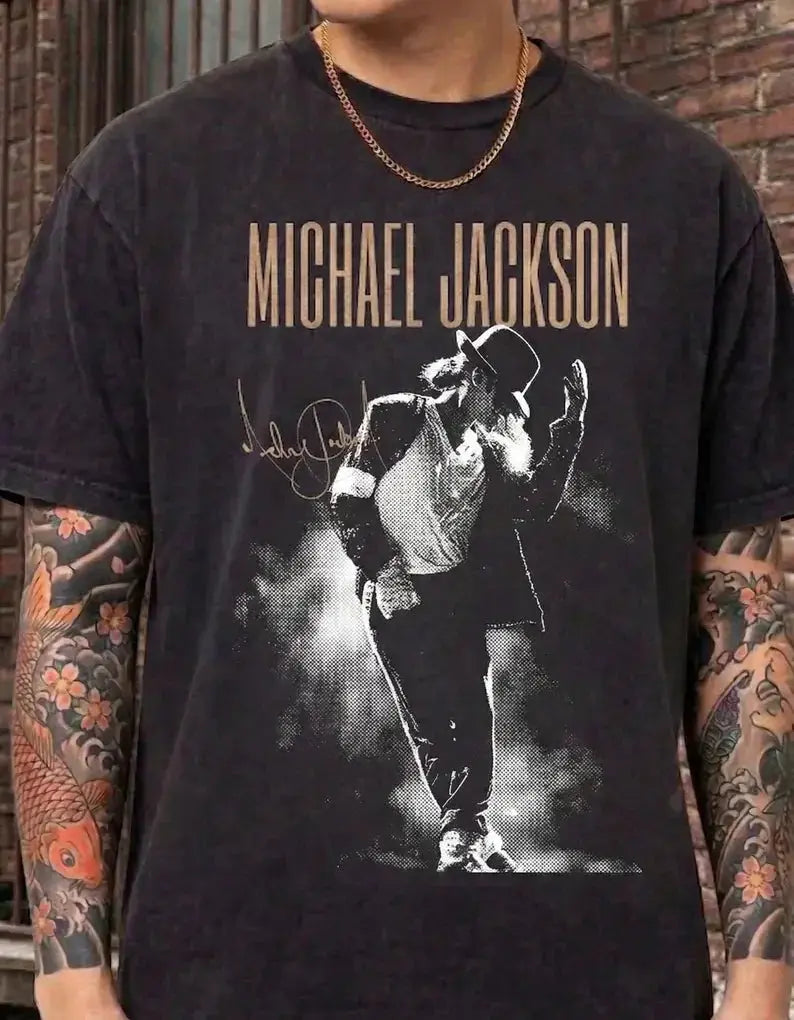 Michael jackson movie T-shirt summer Street unisex Tees Portrait Loose Casual Y2K Loose quality shirt SHOPEZRA L.L.C.