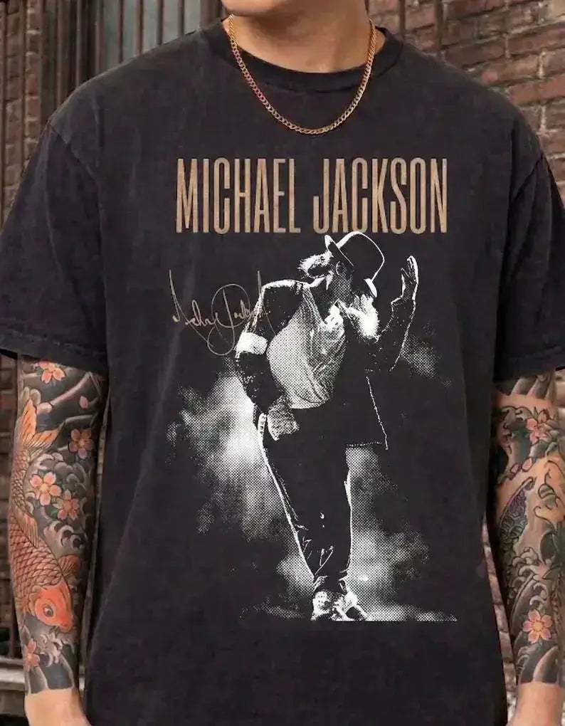Michael jackson movie T-shirt summer Street unisex Tees Portrait Loose Casual Y2K Loose quality shirt by Dropshipman