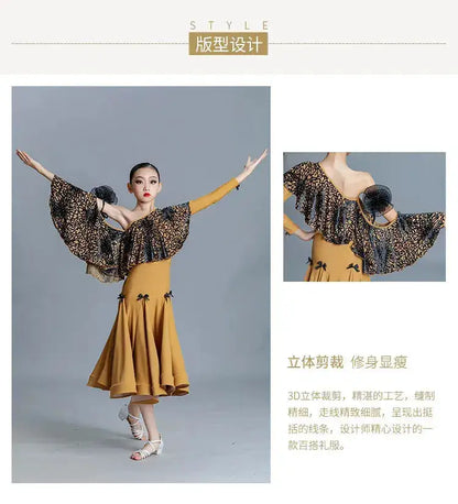 customized modern dance dress for performances children&