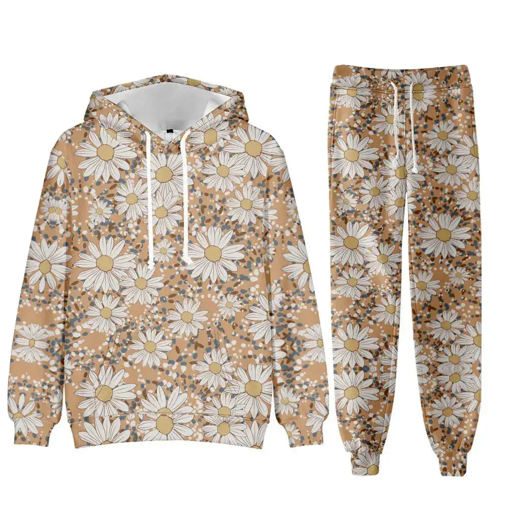 Chic Floral Elegant Suit Women&