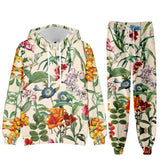 Chic Floral Elegant Suit Women&