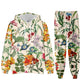 Chic Floral Elegant Suit Women&