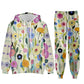 Chic Floral Elegant Suit Women&
