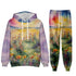 Chic Floral Elegant Suit Women&
