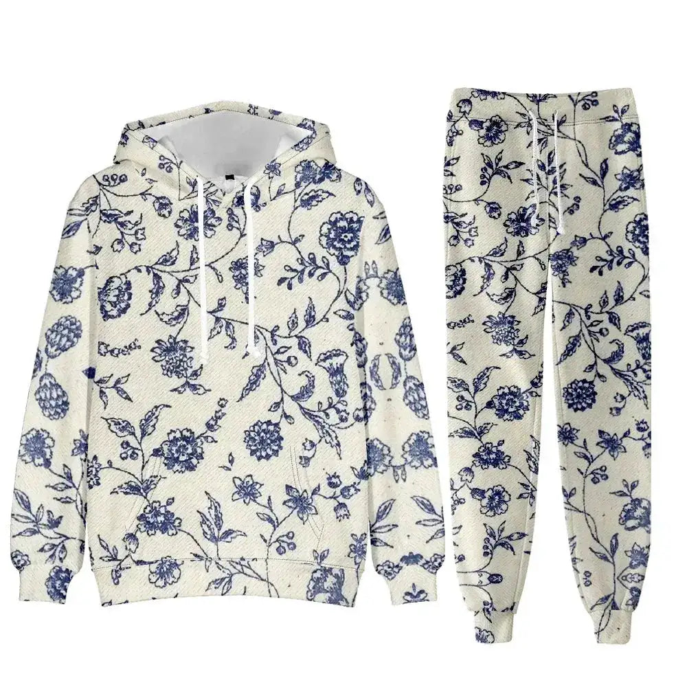 Chic Floral Elegant Suit Women&