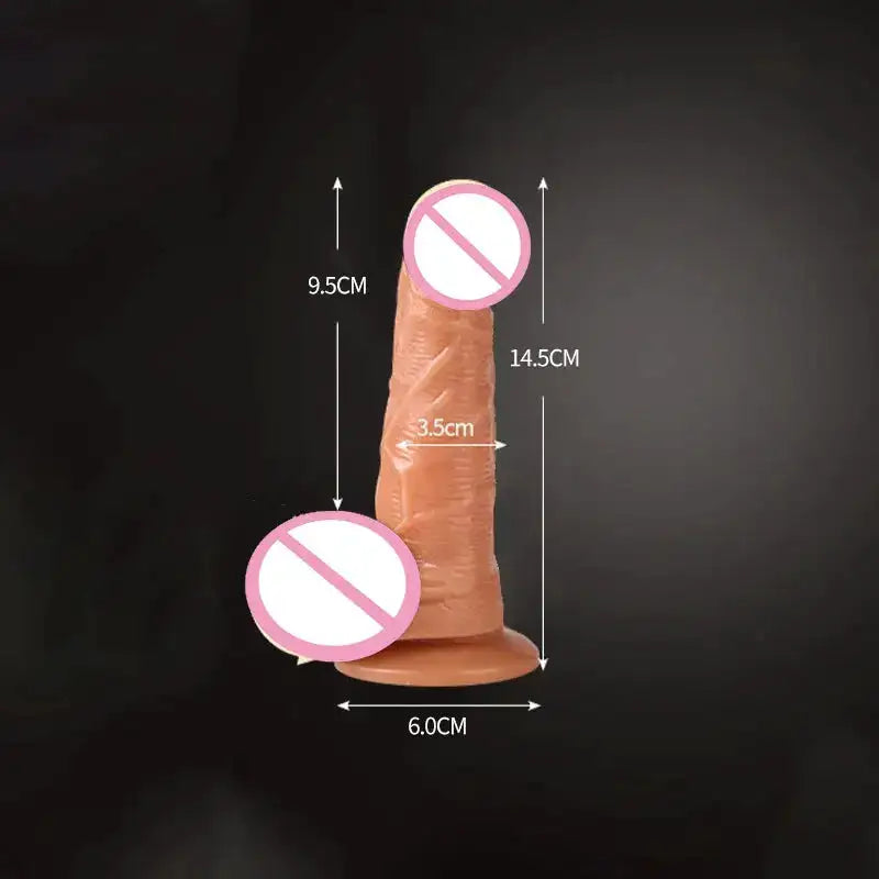 JIUUY Realistic Dildo With Suction Cup Huge Jelly Fake Dick Big Penis Dildos Sex Toys for Woman Men Anal Butt Plug Adult Erotic by Dropshipman