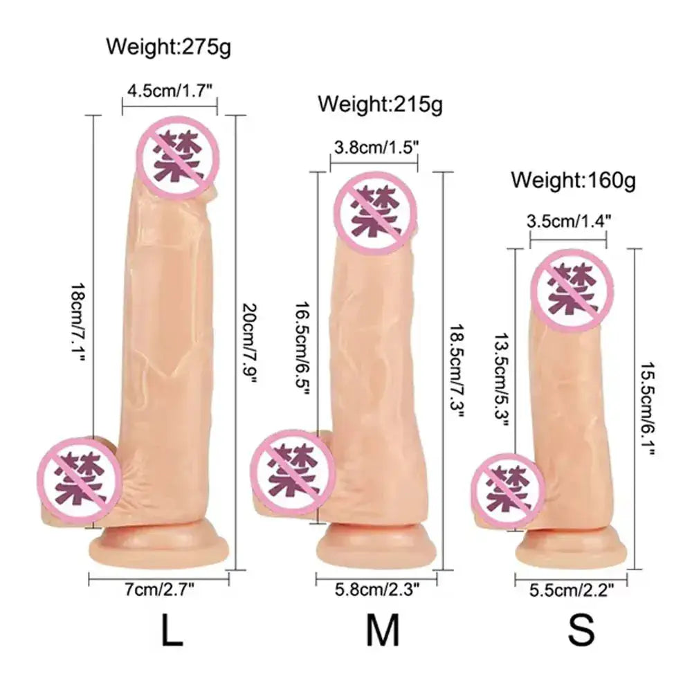 Soft Jelly Dildo Testis Realistic Anal Dildo Penis Suction Cup Male Dick Female Masturbation Fidget Toys Sex Toys for Woman by Dropshipman