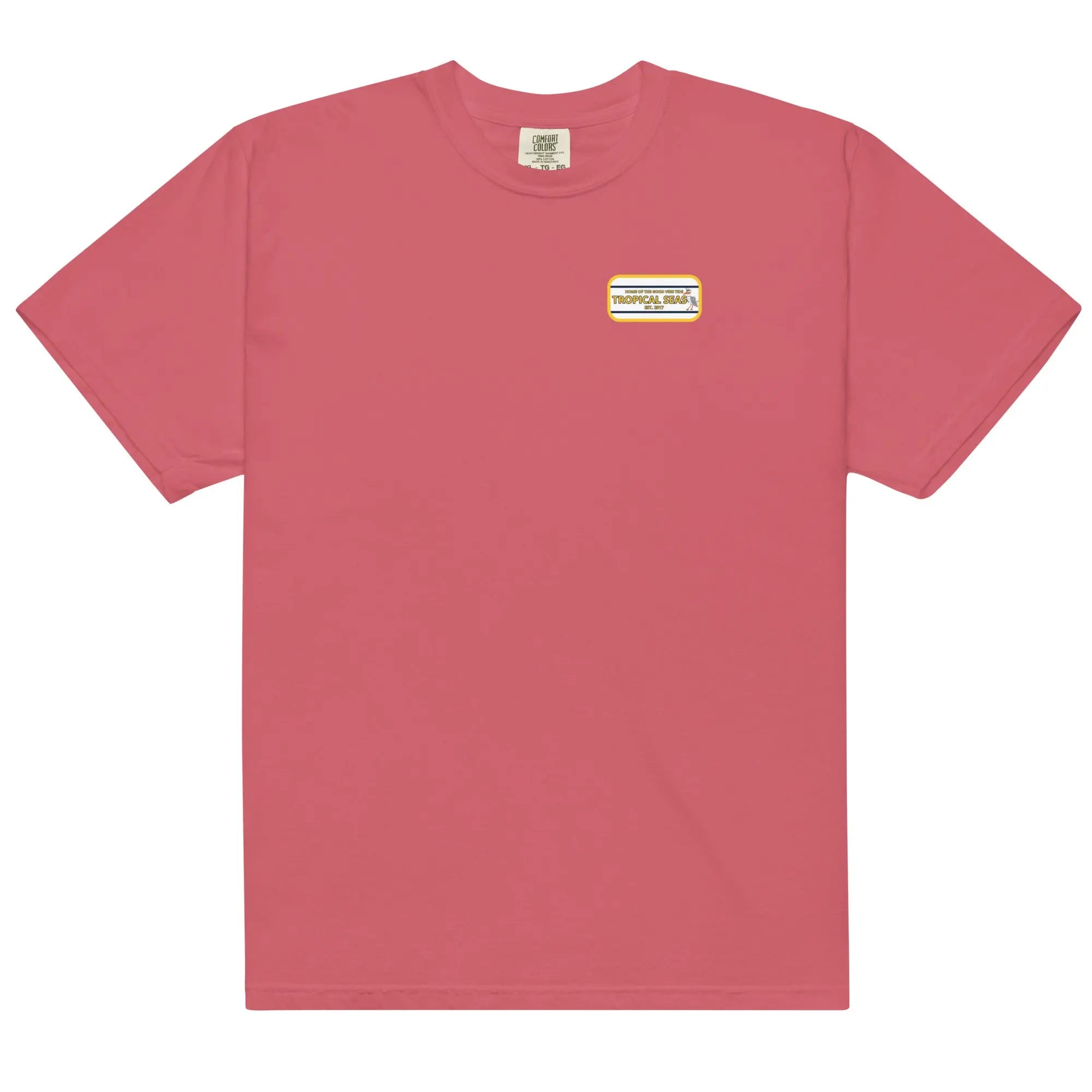 Men’s navy heavyweight T-shirt with high-flying sailor graphic by SHOPEZRA L.L.C.