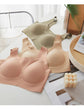 Liquid Foundation Seamless Underwear Jelly Soft Support Semi-fixed Cup No Steel Ring Breathable Comfortable Naked Women&