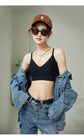 Liquid Foundation Seamless Underwear Jelly Soft Support Semi-fixed Cup No Steel Ring Breathable Comfortable Naked Women&