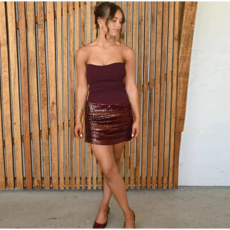 Sexy Shiny Sequined Mesh Club Evening Party Dresses Women 2026 Summer Autumn Sleeveless Backless Bodycon Maxi Long Dress by Dropshipman
