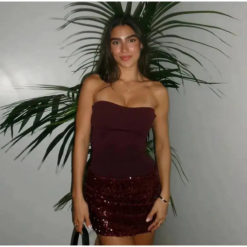 Sexy Shiny Sequined Mesh Club Evening Party Dresses Women 2026 Summer Autumn Sleeveless Backless Bodycon Maxi Long Dress by Dropshipman