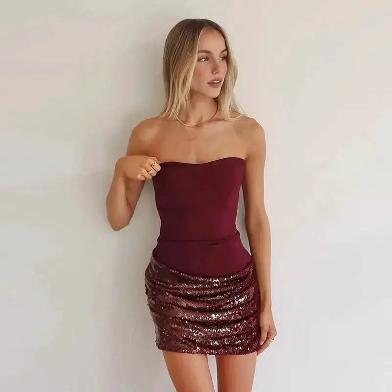 Sexy Shiny Sequined Mesh Club Evening Party Dresses Women 2026 Summer Autumn Sleeveless Backless Bodycon Maxi Long Dress by Dropshipman