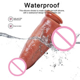 Realistic large dildo with thrusting and vibrating functions, remote control vibrator with suction cup for women sex toy by SHOPEZRA.
