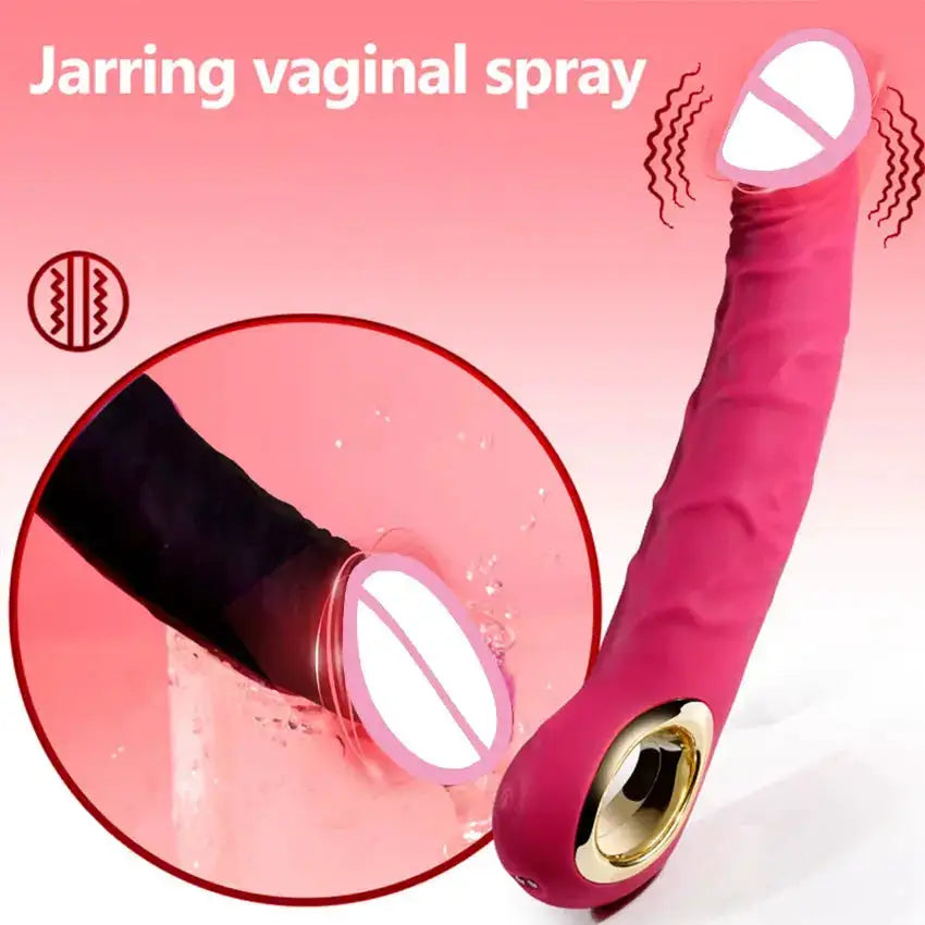 Realistic Dildo Vibrator G Spot with Female Stimulator Big Penis Anal Plug Adult Man Real Penis Sex Toys for Women 10 Modes by Dropshipman