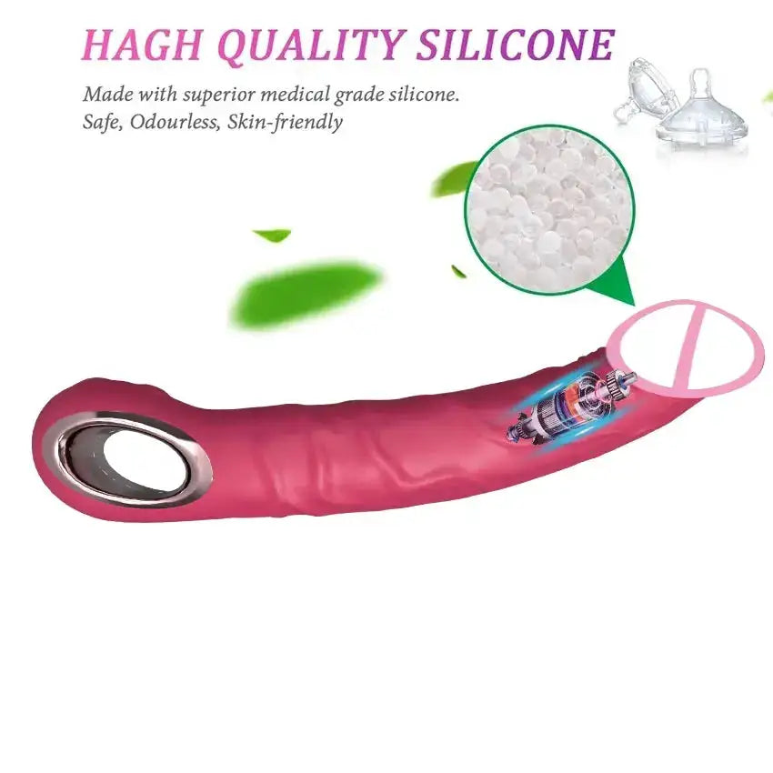 Realistic Dildo Vibrator G Spot with Female Stimulator Big Penis Anal Plug Adult Man Real Penis Sex Toys for Women 10 Modes by Dropshipman