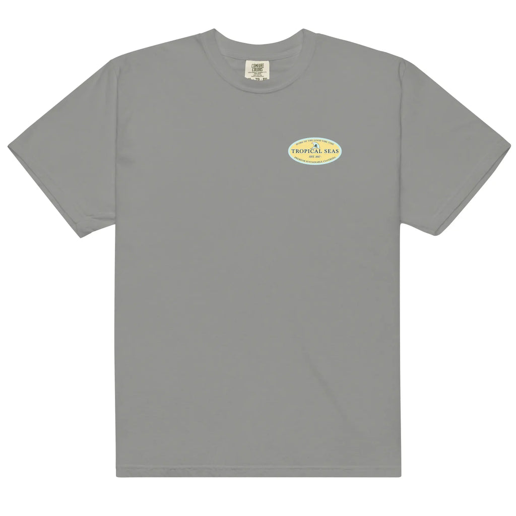 Men’s violet heavyweight T-shirt from SHOPEZRA L.L.C., featuring a comfortable fit and durable fabric, size 2XL.
