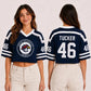 Hot Briar University Hawks Crop Jersey Graham 44 Hockey Romance Jersey Off Campus Bookish Apparel Logan Di Laurentis 66 Tucker SHOPEZRA L.L.C.