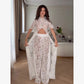 Damen weißes Korsett-Minikleid mit Spitzenbesatz, sexy Neckholder, Spaghettiträger, Schlitzsaum, Sommer 2026, Freizeit, Nachtclub, Partykleidung