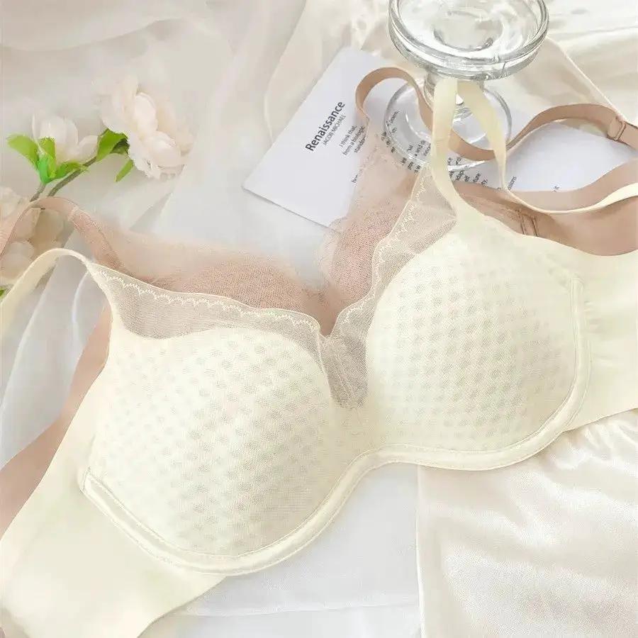Underwear for Plus-Size Women with Large Busts, Minimizing Seamless Push-Up Thin Summer Sexy Ladies&