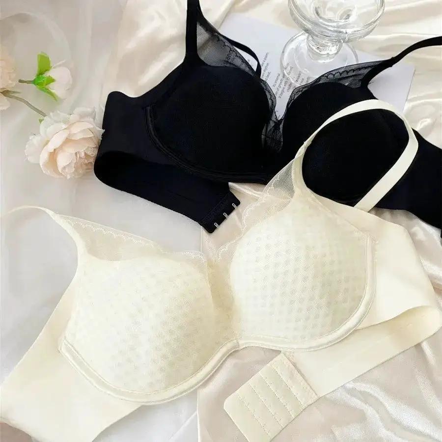 Underwear for Plus-Size Women with Large Busts, Minimizing Seamless Push-Up Thin Summer Sexy Ladies&