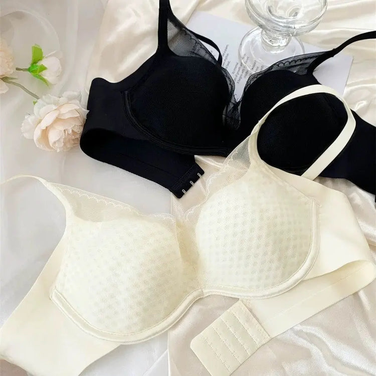 Underwear for Plus-Size Women with Large Busts, Minimizing Seamless Push-Up Thin Summer Sexy Ladies&