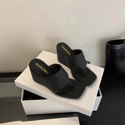 Korean Style Niche Design High-End Thong Sandals for Women&