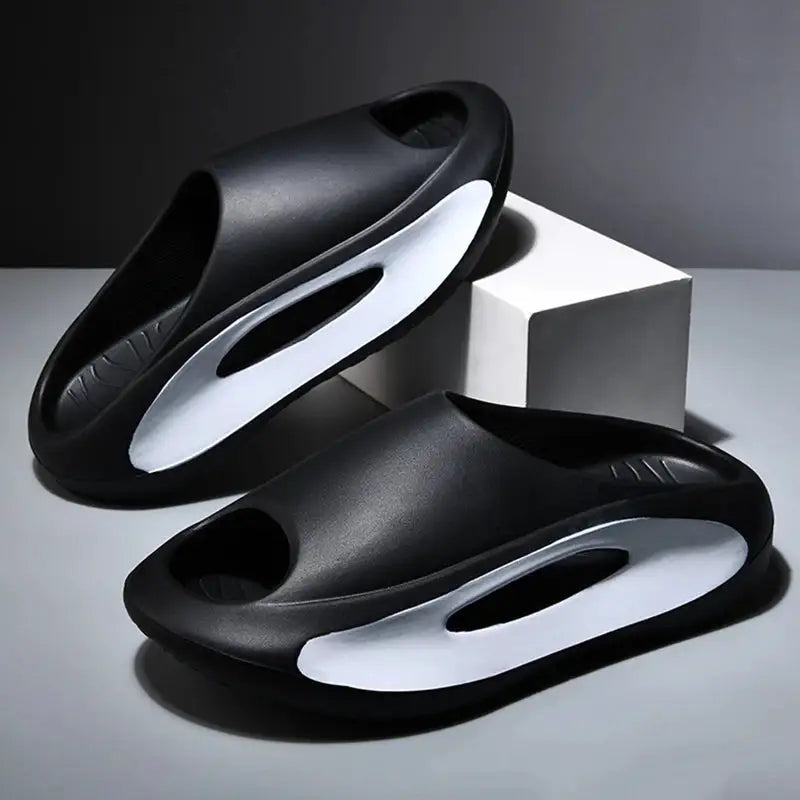 Summer Thick Sole Slippers Men Women EVA Soft Bottom Indoor Home Slides Sandals Light Beach Shoes Male Slippers Flip Flops by Dropshipman
