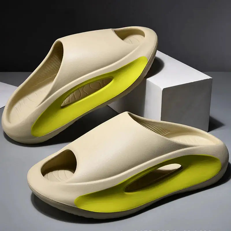 Summer Thick Sole Slippers Men Women EVA Soft Bottom Indoor Home Slides Sandals Light Beach Shoes Male Slippers Flip Flops by Dropshipman