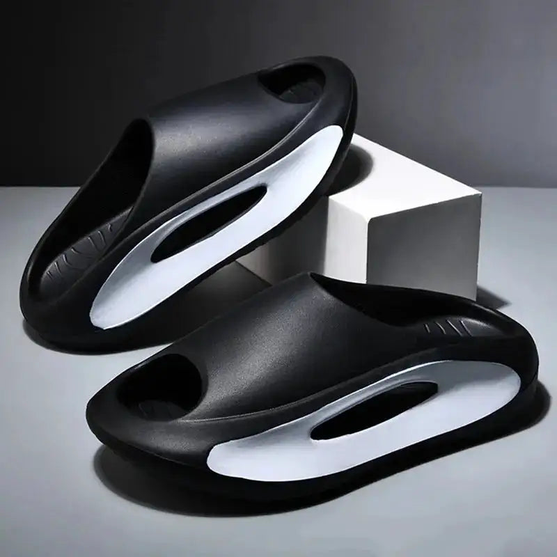 Summer Thick Sole Slippers Men Women EVA Soft Bottom Indoor Home Slides Sandals Light Beach Shoes Male Slippers Flip Flops by Dropshipman
