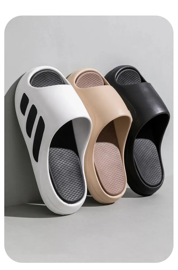 New Men Slippers Slides with a Sense High Aesthetic Value External Wear Anti Slip Thick Bottom, Beach Cool Slippers for Men SHOPEZRA L.L.C.