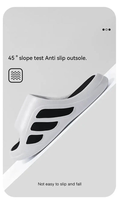 New Men Slippers Slides with a Sense High Aesthetic Value External Wear Anti Slip Thick Bottom, Beach Cool Slippers for Men by Dropshipman